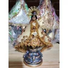 Virgen De Juquila Resina 20 Cm