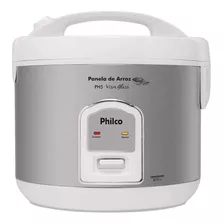 Arrocera Eléctrica A Vapor Philco Ph5 Visor Glass - Blanco 220v