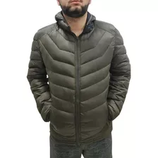 Casaco Puffer Masculino Dupla Face Com Capuz Removível