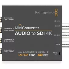 Blackmagic Design Audio To Sdi 4k Mini Converter