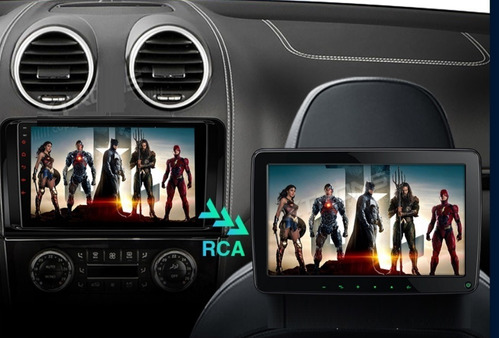 Mercedes Benz Ml Gl 2005-2012 Carplay + Android Gps Radio Hd Foto 8