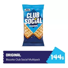 Biscoito Club Social Regular Original Multipack 144g