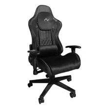 Silla Gamer Pro Pc Ergonomica Sg03 Negro Nictom Reclinable Material Del Tapizado Pana