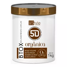 Btox 5d Orgânica Capilar Power System Liso Espelhado 1kg