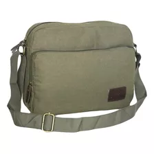 Bolsa Pasta Tiracolo Lona Reforçada Masculino Kv022 Origina