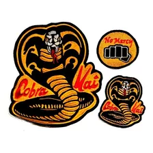 Parches Combo Cobra Kai X3 Karate Kid Miyagi Do