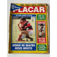 Revista Placar Flamengo Invicto Bebeto Nº926 1988