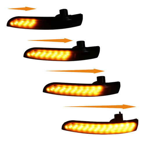 2 Luz Seal Giro Espejo Para Ford Escape 13-19 Focus 12-18 Foto 6