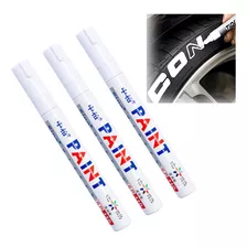 Plumon Pintura Marcador Vidrio Letras Moto Carro Llanta 3pzs