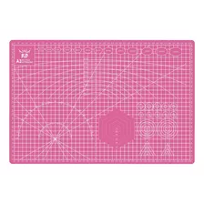 Base Tabla Tablero De Corte A3 Medidas 45x30 Cm Patchwork Color Rosa