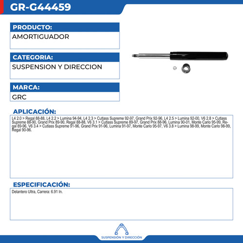 Amortiguador Oldsmobile Cutlass Supreme 1988-1997 Foto 2