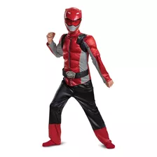 Disfraz De Power Ranger Rojo Beast Morpher Talla Small(4-6)