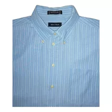 Camisa Hombre Manga Corta Nautica Talla 17 1/2 32/33