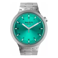 Reloj Swatch Aqua Shimmer De Acero Sb07s100g Ss