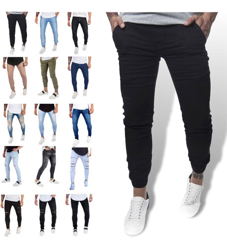 Calça Destroyed Jeans Premium Masculina Skinny Ballad Oferta