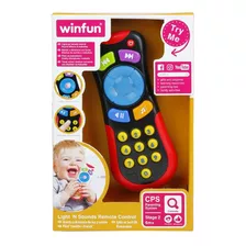 Controle Remoto Infantil Do Bebê - Luzes E Sons - Preto - W