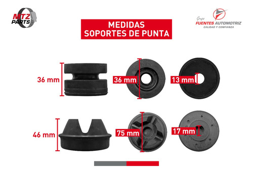 Kit 3 Soporte Tacones Cabina Sencilla Nissan Np300 2014 2015 Foto 5