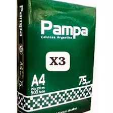 Resmas A4 Ledesma Pack X3 Unidades Oferta Palermo