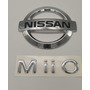 Emblema Nisssan Sentra Letra Suelta  Cromo  M.v Nissan 