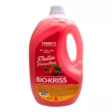 Sabonete Líquido Frutas Vermelhas 5 Litros Bio Kriss