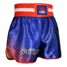 Shorts Muay Thai Mks Combat Com 4 Opções De Cores