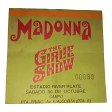 Madonna Entrada The Girlie Show River 30 De Octubre De 1993