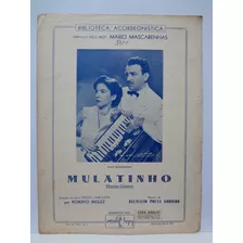 Partitura Acordeon Mulatinho Mario Mascarenhas B. Godinho