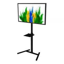 Pedestal Tv Móvel Com Rodízio, Carrinho Tv Smart Led