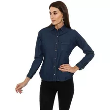 Camisa De Mezclilla Uso Rudo Para Dama Trabajo Industrial