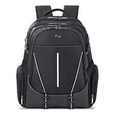 Mochila Portátil Solo Rival 17.3puLG Con Bolsillos Rígidos,