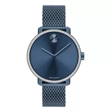 Movado Bold Shimmer Reloj Casual Suizo Qtz Chrono De Acero I