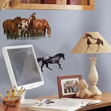 Roommates Rmk1017scs Wild Horses Peel And Stick Vinilos Deco