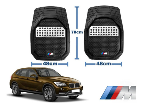 Tapetes 4pz Charola 3d Logo Bmw M-series X1 2010 A 2015 Foto 2