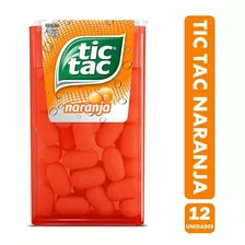 Tic Tac Sabor Naranja (caja Con 12 Unidades)