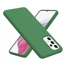 Funda Para Samsung Galaxy A53 5g De Silicona Verde