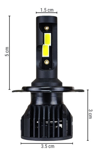 Focos Led H4 Chevrolet Chevy C2 Monza 04-08 Alta Baja 11000 Foto 5