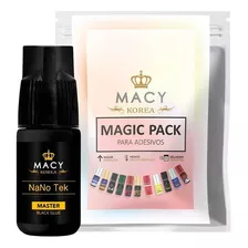 Cola Macy Nano Tek 3ml Para Extensão De Cílios Volume Russo