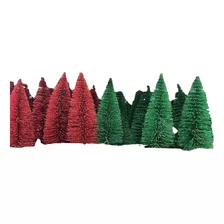 Mini Arbol De Navidad 20 Cm C/base De Plástico