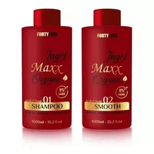 Escova Definitiva Ingell Maxx Organic Fortyliss 2x1000