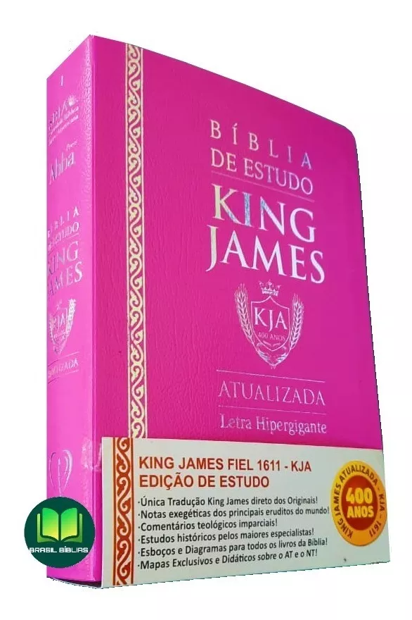Bíblia King James Atualizada De Estudo Feminina 
