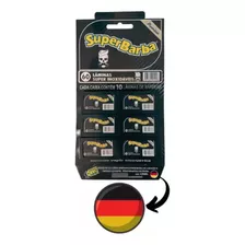 Lâmina Super Barba Black Premium Alemanha 10 Cartelas C/60
