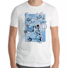 Playera Estampada Con Diseño Squirtle Pokemon