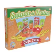 Coleção Crec Crec Salada De Frutas 18 Peças 3460- Big Star