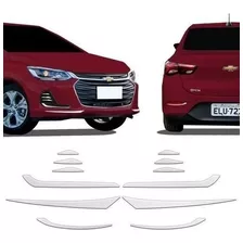 Kit Adesivos Apliques Onix Plus Sedan 2020 Para-choque