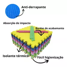 Tapete Para Bebê Eva 50x50x10mm Kit Com 15 Peças