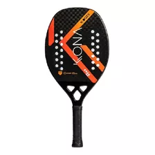 Raquete De Beach Tennis Kona Kdoze Carbono 12k + Raqueteira Cor Laranja