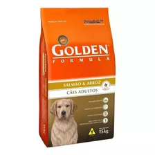 Alimento Golden Premium Especial Formula Para Cão Adulto Todos Os Tamanhos Sabor Salmão E Arroz Em Sacola De 15kg