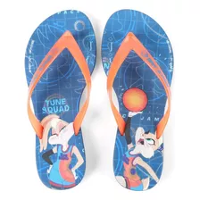 Chinelo De Dedo Space Jam Infantil Meninas Brinde Pop It