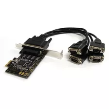 4 Port Pci Express Rs232 Serial Adapter Card - Single-lane P