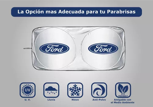 Parabrisas Tapasol Cubresol Fusion Ford 2.3 L Logo T2. Foto 2